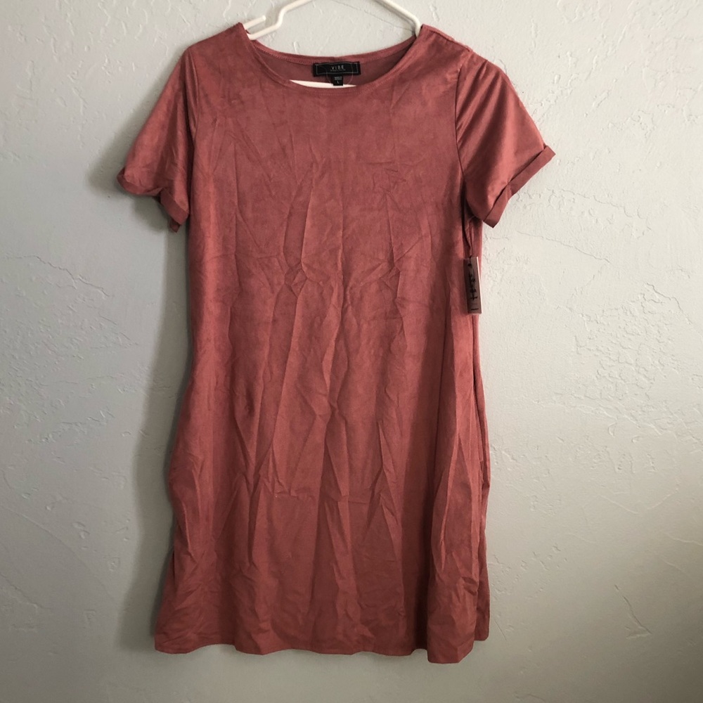 Mauve Velvet Dress